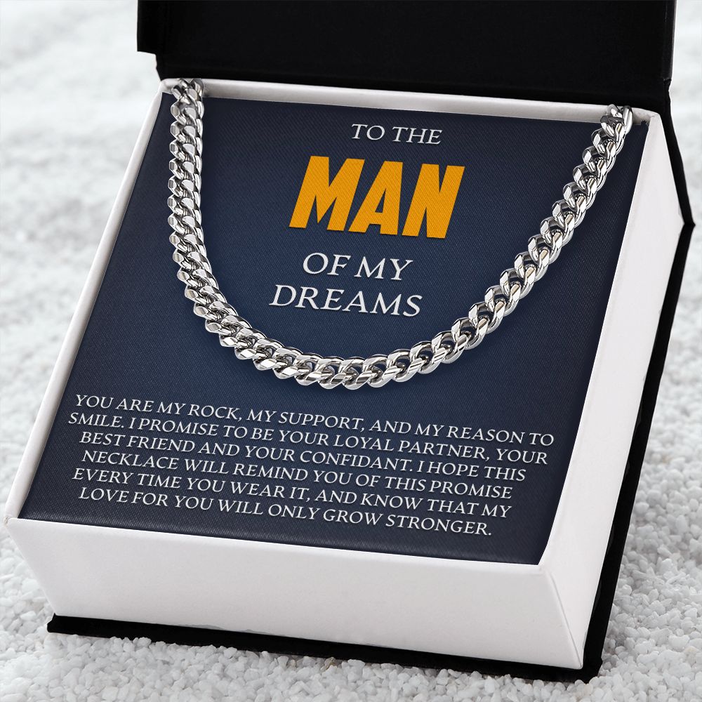 To The Man Of My Dreams - Link Chain - JustFamilyThings