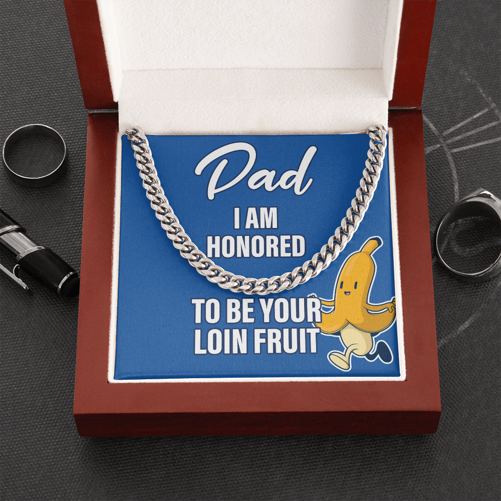 Loin Fruit Dad - Link Chain - JustFamilyThings