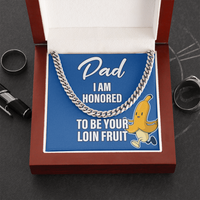 Load image into Gallery viewer, Loin Fruit Dad - Link Chain - JustFamilyThings
