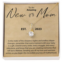 Load image into Gallery viewer, To An Amazing New Mom - In The Midst Of Sleepless nights - Alluring Beauty Necklace
