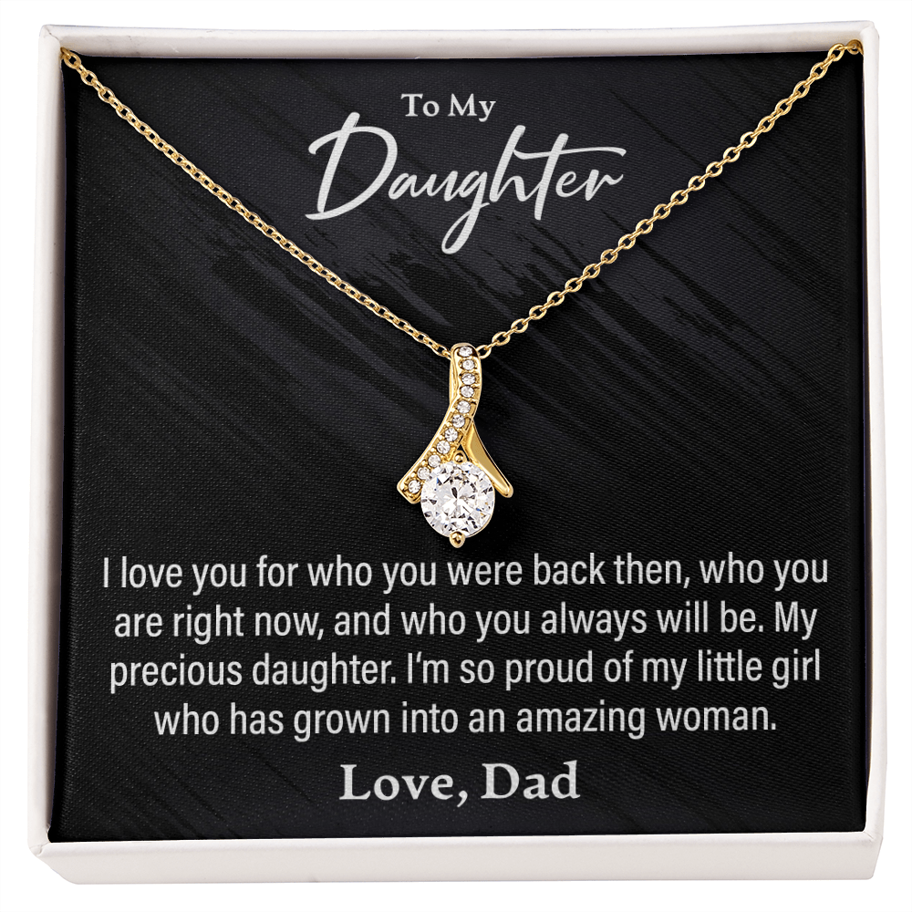 I Love You For Who You Are - Alluring Beauty Necklace - JustFamilyThings