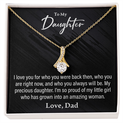 I Love You For Who You Are - Alluring Beauty Necklace - JustFamilyThings