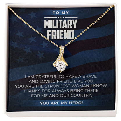 Military Friend - Alluring Beauty Necklace - JustFamilyThings