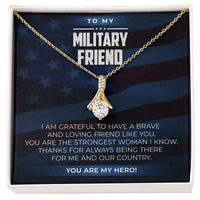 Load image into Gallery viewer, Military Friend - Alluring Beauty Necklace - JustFamilyThings
