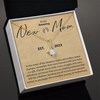 Load image into Gallery viewer, To An Amazing New Mom - In The Midst Of Sleepless nights - Alluring Beauty Necklace
