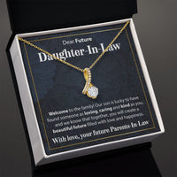 Load image into Gallery viewer, To Our Future Daughter In Law - Welcome To The Family - Alluring Beauty Necklace - JustFamilyThings
