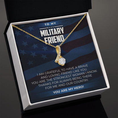 Military Friend - Alluring Beauty Necklace - JustFamilyThings