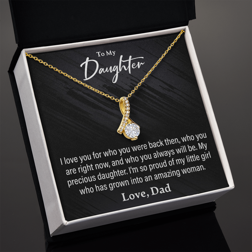 I Love You For Who You Are - Alluring Beauty Necklace - JustFamilyThings