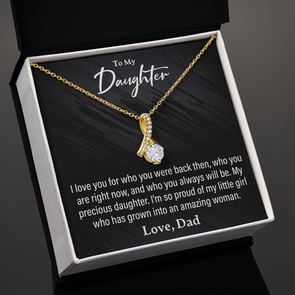 I Love You For Who You Are - Alluring Beauty Necklace - JustFamilyThings