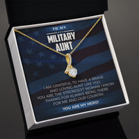 Load image into Gallery viewer, Military Aunt - Alluring Beauty Necklace - JustFamilyThings
