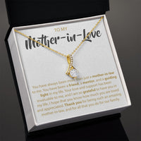 Load image into Gallery viewer, To My Mother-In-Love (Mother-In-Law) - Alluring Beauty Necklace - JustFamilyThings

