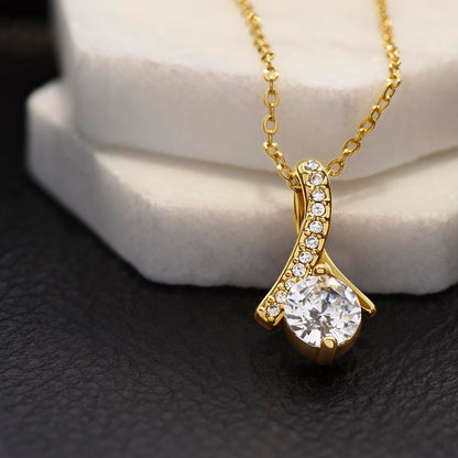 To My Amazing Daughter - Alluring Beauty Necklace - JustFamilyThings