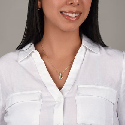 To An Amazing New Mom - In The Midst Of Sleepless nights - Alluring Beauty Necklace