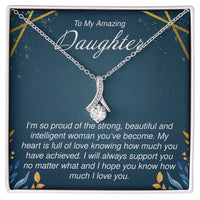 Load image into Gallery viewer, To My Amazing Daughter - Alluring Beauty Necklace - JustFamilyThings
