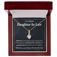 Load image into Gallery viewer, To Our Future Daughter In Law - Welcome To The Family - Alluring Beauty Necklace - JustFamilyThings
