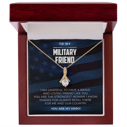 Military Friend - Alluring Beauty Necklace - JustFamilyThings
