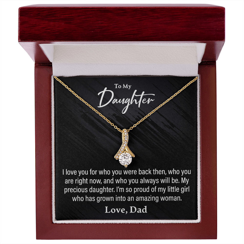 I Love You For Who You Are - Alluring Beauty Necklace - JustFamilyThings