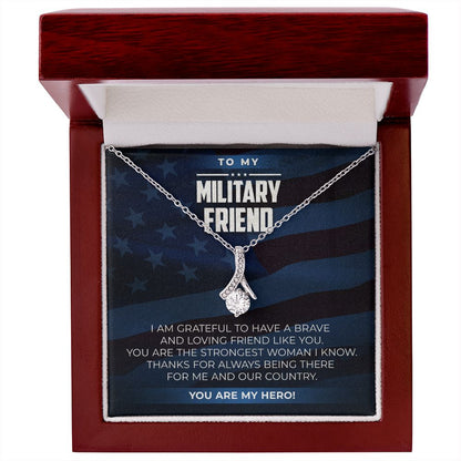 Military Friend - Alluring Beauty Necklace - JustFamilyThings