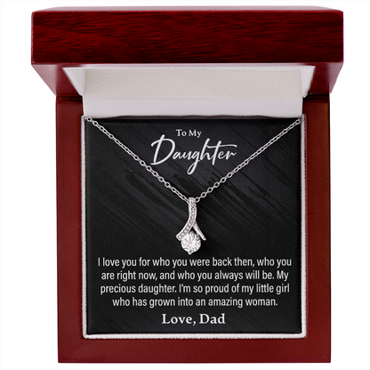 I Love You For Who You Are - Alluring Beauty Necklace - JustFamilyThings