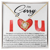 Load image into Gallery viewer, I&#39;m Sorry, I Love You - Love Knot Necklace
