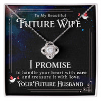 Load image into Gallery viewer, To My Future Wife - Love Knot Necklace - JustFamilyThings
