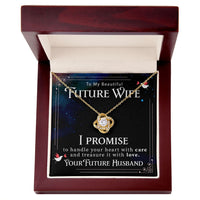 Load image into Gallery viewer, To My Future Wife - Love Knot Necklace - JustFamilyThings
