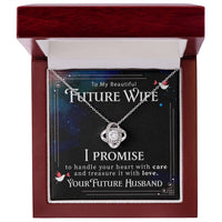 Load image into Gallery viewer, To My Future Wife - Love Knot Necklace - JustFamilyThings
