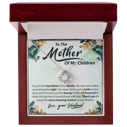 To The Mother Of My Children - Love Knot Necklace