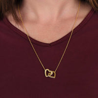 Load image into Gallery viewer, To My Wife - From The Moment I met you - Interlocking Hearts Necklace - JustFamilyThings
