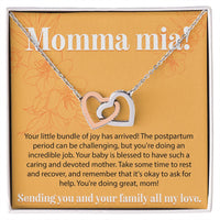 Load image into Gallery viewer, Momma Mia - Interlocking Hearts Necklace
