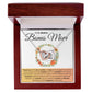 To My Badass Bonus Mom - Interlocking Hearts Necklace