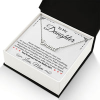Load image into Gallery viewer, Custom Name Necklace - To My Daughter From Mom - JustFamilyThings
