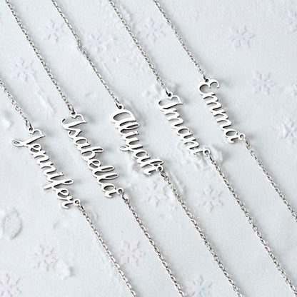 To My Amazing Wife - You Are The Sunshine - Custom Name Necklace - JustFamilyThings