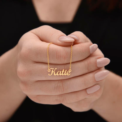 Happy Birthday - Baddest Bitches - Custom Name Necklace - JustFamilyThings