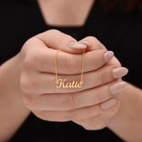 Load image into Gallery viewer, Happy 21st Birthday - From Mom - Custom Name Necklace - JustFamilyThings
