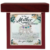 Load image into Gallery viewer, To The Mother Of My Children - Baby Feet Necklace
