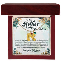 Load image into Gallery viewer, To The Mother Of My Children - Baby Feet Necklace
