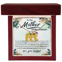 Load image into Gallery viewer, To The Mother Of My Children - Baby Feet Necklace

