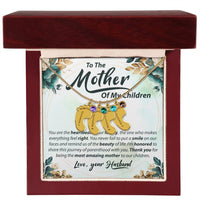 Load image into Gallery viewer, To The Mother Of My Children - Baby Feet Necklace
