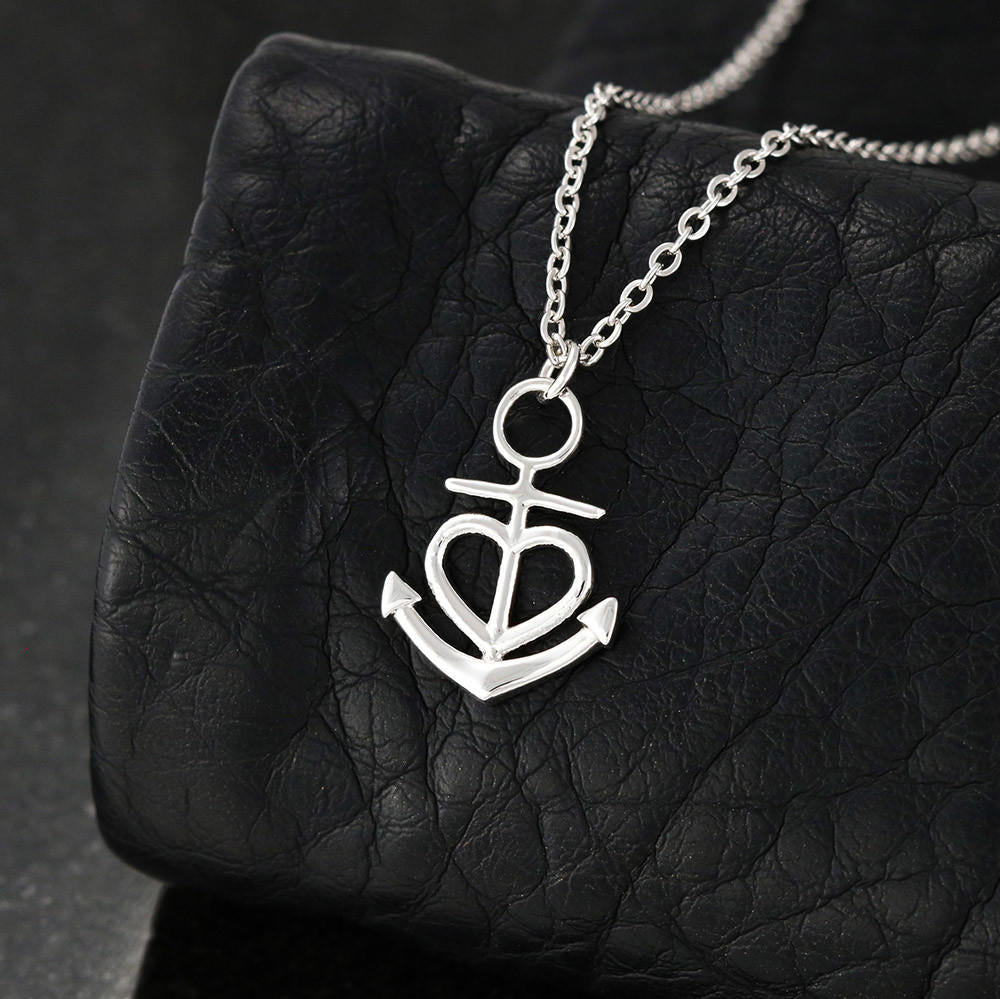 Personalized - To My Lovely Client - Choose Custom Job Title - Anchor Pendant - JustFamilyThings