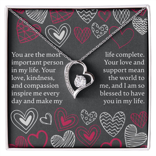 Valentines Day - Forever Love Necklace - JustFamilyThings