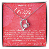 Load image into Gallery viewer, To My Wife - You Are The Love Of My Life - Forever Love Necklace - JustFamilyThings
