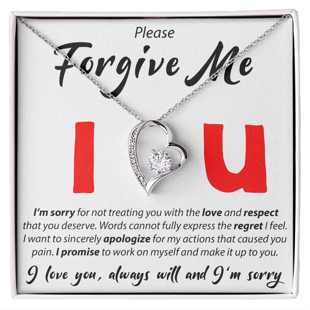 Please Forgive Me - Forever Love Necklace