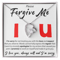 Load image into Gallery viewer, Please Forgive Me - Forever Love Necklace
