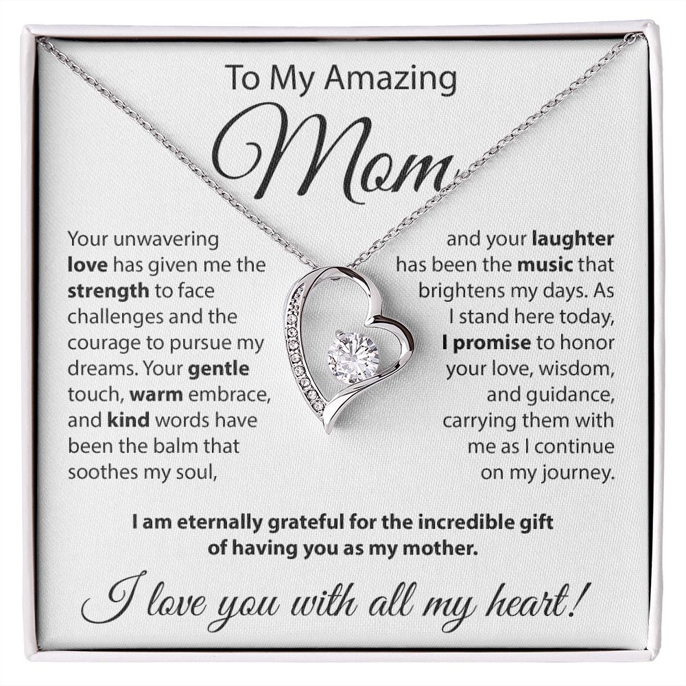 To The Amazing Mom - Forever Love Necklace