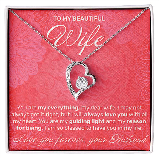 To My Wife - You Are My Everything - Forever Love Necklace - JustFamilyThings