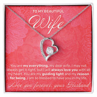 Load image into Gallery viewer, To My Wife - You Are My Everything - Forever Love Necklace - JustFamilyThings
