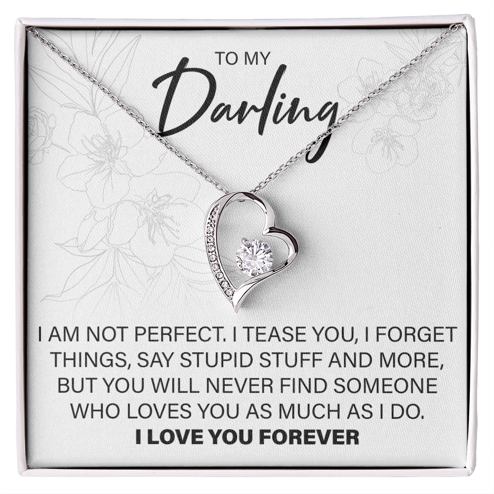 To My Darling - Forever Love Necklace - JustFamilyThings