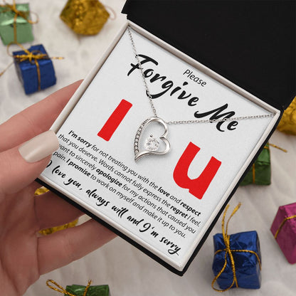 Please Forgive Me - Forever Love Necklace