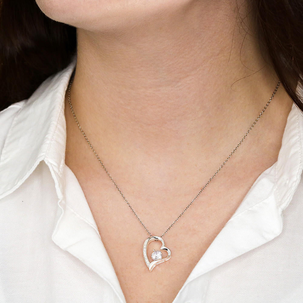 to my mom - There are not enough words - Forever Love Necklace - JustFamilyThings